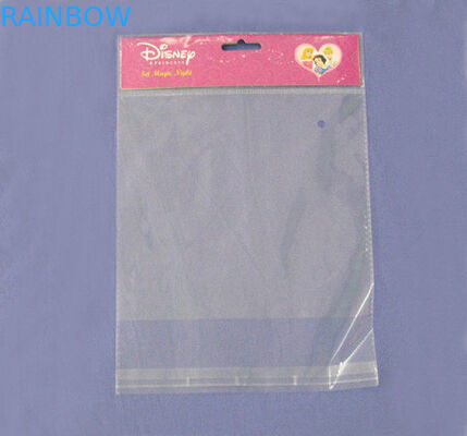 Żółte worki do pakowania w worki OPP / worki wiolonczelowe OPP z otworem na wykałaczki