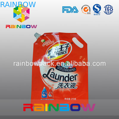 Opakowanie do wywijania w woreczku / opakowanie do prania Doypack z wylewem