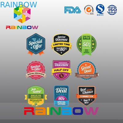 Papierowa naklejka magnetyczna Papierowa etykieta, nieregularny jedwabny ekran Etykieta na wino do zdrowej żywności