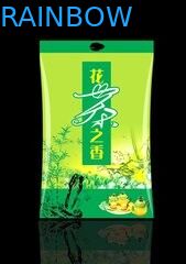 Błyszczące worki na herbatę z bocznym fałdem Torebka na herbatę, folia aluminiowa, zielona torebka do parzenia kawy