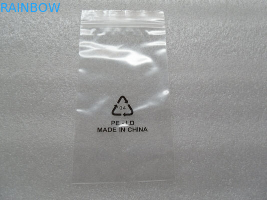 IDPE Celofan Wydrukowano Grip Seal Bags Clear Plastic Resealable Grip Seal Zipper Bag
