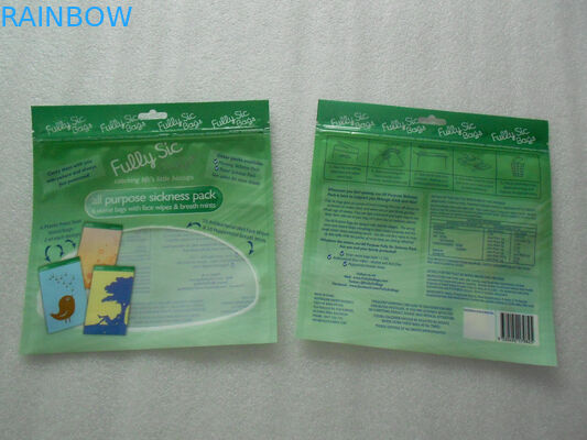 Okno kolorowe drukowane nieprzezroczyste Grip Seal Bag, Slider Bag Grip Seal Bag Idpe / Portion Bag