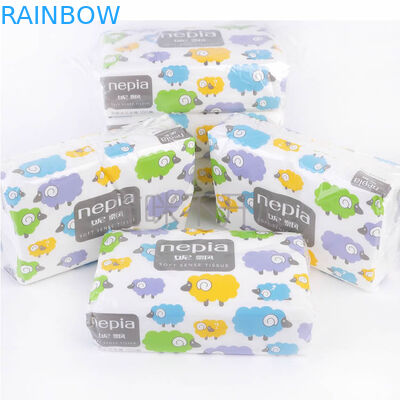 Różowe eleganckie niestandardowe pudełka papierowe / tłoczenie na gorąco logo Kwadratowe pudełko z okienkiem