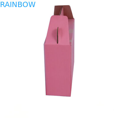 Auto zamknięty papier pakowy prezent, tektury falistej Case z oknem