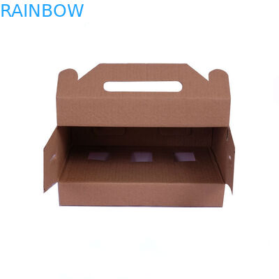 Auto zamknięty papier pakowy prezent, tektury falistej Case z oknem