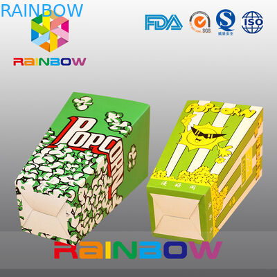 Unikalny projekt dostosowane torby papierowe, torby papierowe popcorn Ameryki