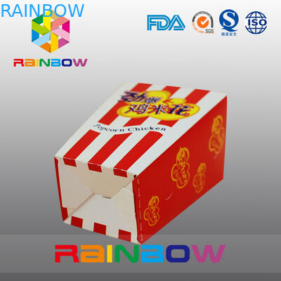 Fast Food Spersonalizowane torby papierowe Popcorn Fried Chicken Paper Bags