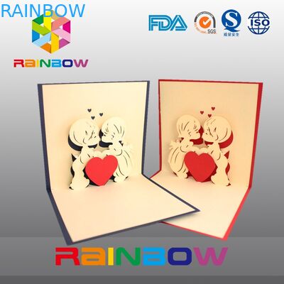 Luksusowe niestandardowe torby papierowe na zaproszenia ślubne z żywym drukiem