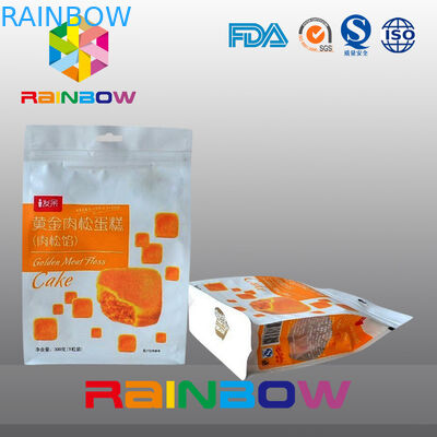 Niestandardowy wydrukowano osiem bocznych zamkniętych opakowań do pakowania w torebki z zamkiem błyskawicznym i okienkiem