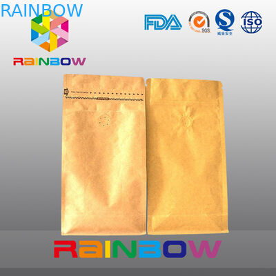 Dolny klin zatrzaskują torby ziplock do pakowania kawy z zaworem