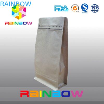 Dolny klin zatrzaskują torby ziplock do pakowania kawy z zaworem