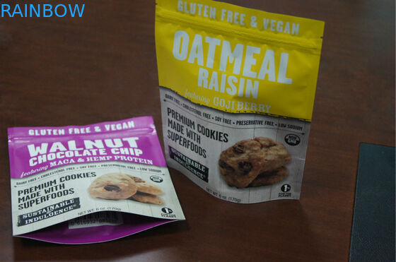 Opakowanie z tworzywa sztucznego do pakowania przekąsek Doypack Z Ziplock In Custom Design