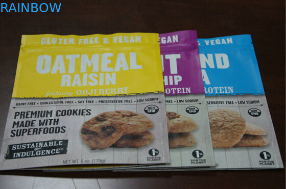 Opakowanie z tworzywa sztucznego do pakowania przekąsek Doypack Z Ziplock In Custom Design