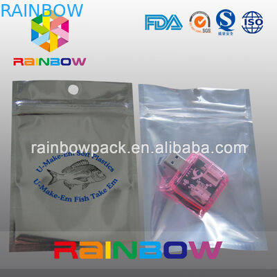 Indywidualne drukowanie worek foliowy ze specjalną warstwą antyelektrostatyczną, worek do pakowania części elektronicznych