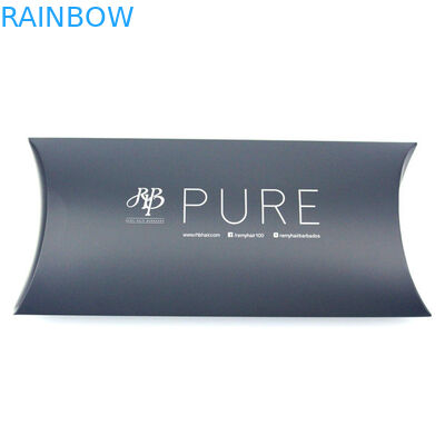 Błyszczące czarne przedłużanie włosów Opakowanie kartonowe z nadrukowanym logo, świadczone niestandardowe usługi