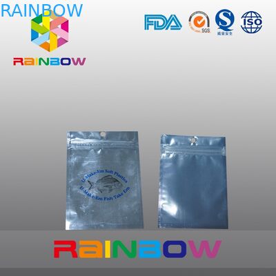 Przednia przezroczysta tylna folia saszetka na karmę z zamkiem błyskawicznym, torba na przynęty