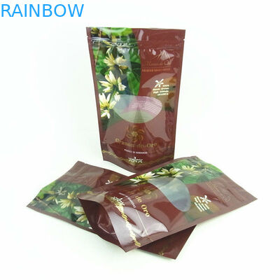 Bottom Gusset Tea Bags / Aluminium Foil Stand Up Ziplock Tea Pack Bag
