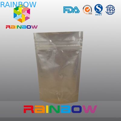 Przedni, przezroczysty, foliowy woreczek foliowy do pakowania orzechów i fasoli