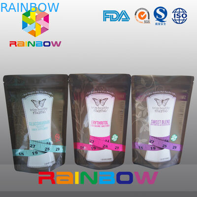 Plastikowe torby z klapką na dole dla opakowań cukier / słodycze / przyprawa