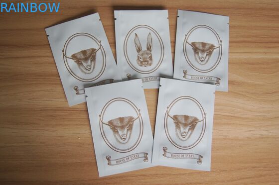 Torebki z trzema bocznymi plombowaniami / Torebka z matowego białego worka Potpourri