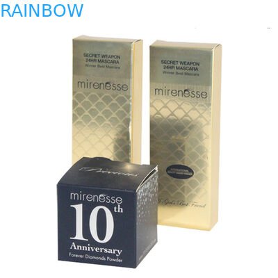 Niestandardowe logo Opakowanie kartonowe z pudełkiem kartonowym do pakowania kosmetyków / błyskawicznych kosmetyków