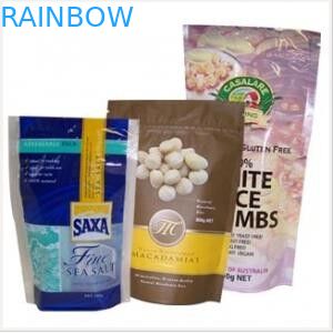 Torebka do ponownego zamykania z zamknięciem z tworzywa sztucznego do torebek / torebek do pakowania w krakersy