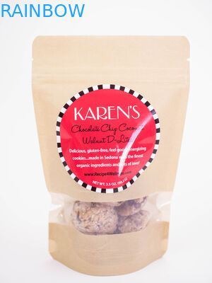 Własnoręcznie zadrukowane opakowania foliowe z nadzieniem Cookies woreczki foliowe Opakowanie Ziplock Stand up Pouch