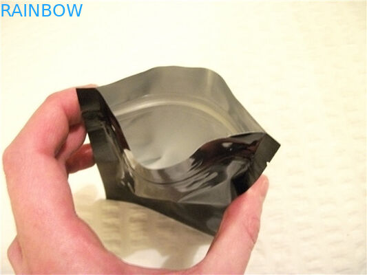 Błyszcząca, niezadrukowana 10-krotna, 15-milimetrowa torba z zyloką mylarową na torebkę do pakowania kapsułek ze ziplockiem