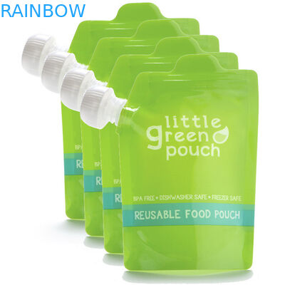 Żywe drukowanie woreczków z wylewką do żywności dla niemowląt z dolnym klinem i wylewem narożnym