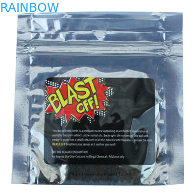 Reseach Chemical Powder / Pills Bag, Folia Ziołowa torebka na kadzidełka z nadrukowaną etykietą