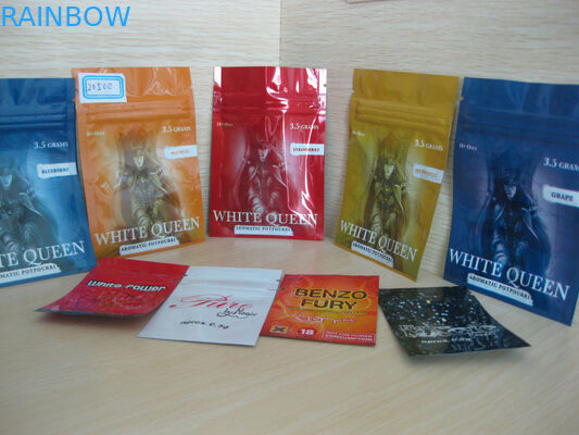 Folia aluminiowa Ziplock Herbal Incense Packaging / Tytoń bezdymny / Torebki do żucia