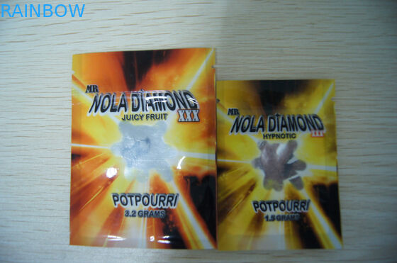 Niemcy Ziołowe kadzidełka Opakowania Ziplock Torby / Nowa Zelandia Torba Potpourri z górnym nadzieniem