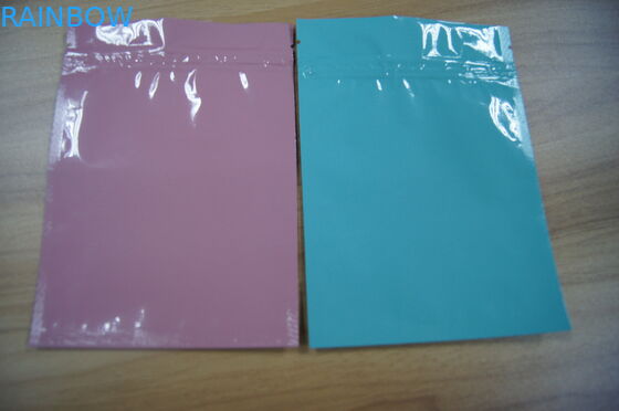 3''x4 '' Kolorowe Top Folia paszowa Zip lock Bag Potpourri Pouches, Mylar Zipper Bag