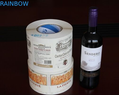 Indywidualna konstrukcja Wodoodporne etykiety z etykietami termokurczliwymi z czerwonego wina Etykieta samoprzylepna butelki