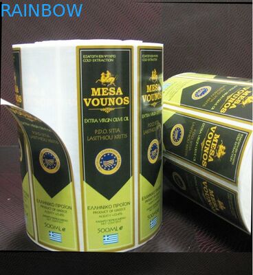 Wytłaczanie na gorąco Etykiety na indywidualne zamówienie Etykiety z czerwonego wina / etykiety prywatnej