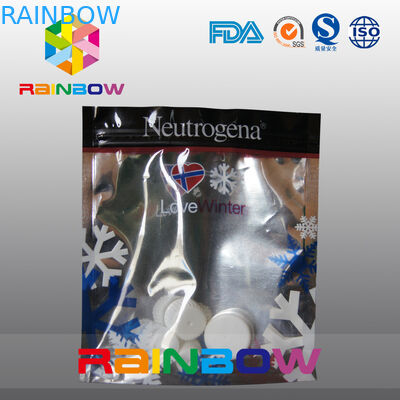 Body Mist &amp; Lotion Aluminiowa folia na plecy i przezroczysta przednia kosmetyczka Doypack