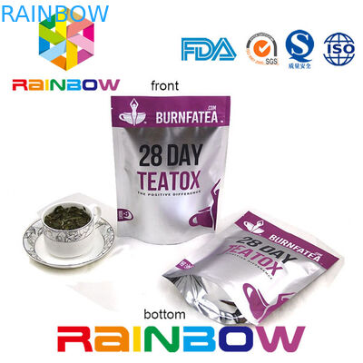 Biodegradowalna torebka do herbaty Stand Up Mylar Ziplock Laminowana torebka do pakowania herbaty