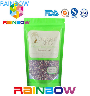 Dostosowane opakowanie do pakowania przekąsek Ziplock do pakowania nasion Stand Up Bottom Gusset