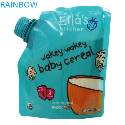 Doypack Wielokrotnego użytku woreczki z jedzeniem dla niemowląt BPA za darmo z wylewem narożnym