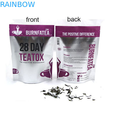 Drukowane opakowania do torebek z herbatą Mylat Ziplock, opakowanie do herbaty z możliwością wielokrotnego zamykania