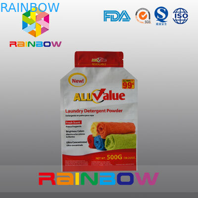 Plastikowa torba do pakowania dostosowana do 500 g proszku do prania / proszku do prania