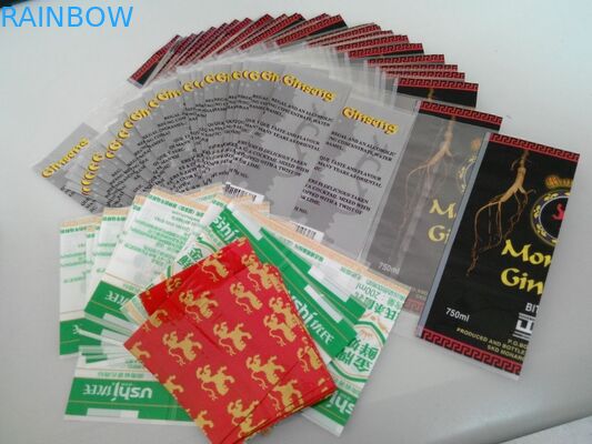 Ręczne etykiety termokurczliwe do pakowania w butelkę z wodą kokosową