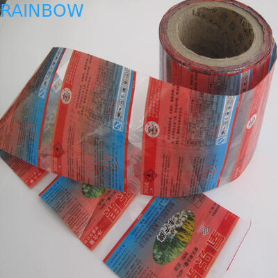 Etykiety termokurczliwe PVC / PET w rolkach do butelek z napojami energetycznymi z logo OEM z nadrukiem