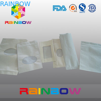 Brązowy papier pakowy torba Stand Up Opakowanie torby z zamkiem błyskawicznym, torba Ziplock dla Candy / Foods