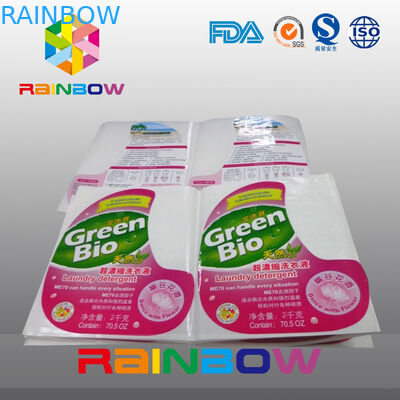 Wodoodporna plastikowa butelka naklejki Samoprzylepne etykiety termokurczliwe do butelek z ciekłym detergentem