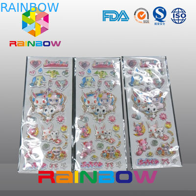 Kolorowe Żywe Nieregularne Gospodarcze Recyklingu Niestandardowe Etykiety Papierowe Butelka / Plastikowa Torba