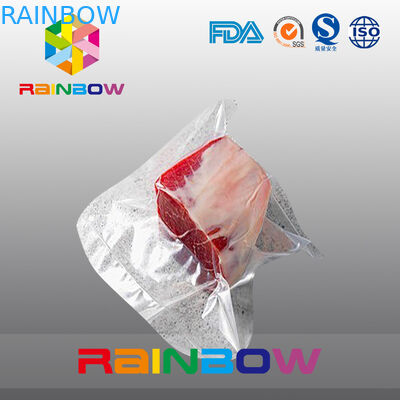 Teksturowany worek z wyciskiem próżniowym do żywności z rulowaniem, worek z wyciskiem próżniowym, worki próżniowe z pełną siatką