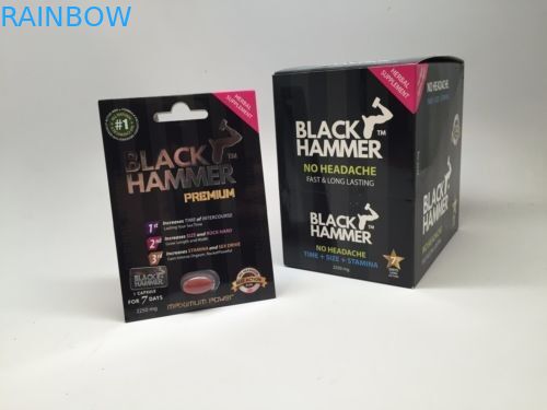 Red Mamba Paper Box do tabletek wzmacniających płeć / opakowanie na karty