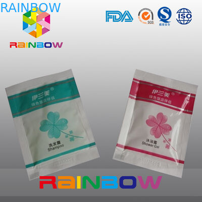 Torebka do pakowania kosmetycznego trójstronnej torebki do pakowania w szampon / żel pod prysznic