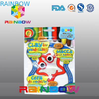 Niestandardowe logo Coloful Three Side Seal Opakowania z przezroczystych plastikowych torebek na słodycze / przekąski